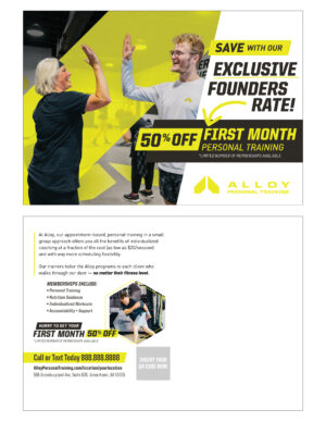 Founders Rate Mailable Postcard Version 1