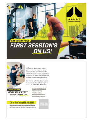 Free Session Mailable Postcard Version 1