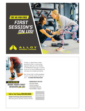 Free Session Mailable Postcard Version 2