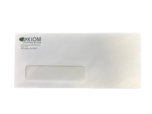 Axiom #10 Window Envelopes