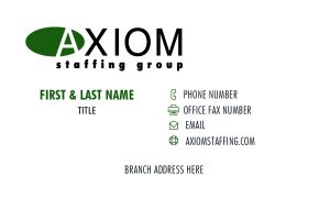 Axiom Business Cards