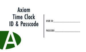 Axiom Timeclock Cards